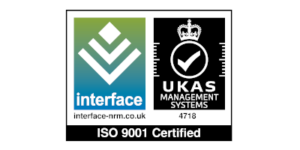 Interface & UKAS ISO 9001 Certified Logo