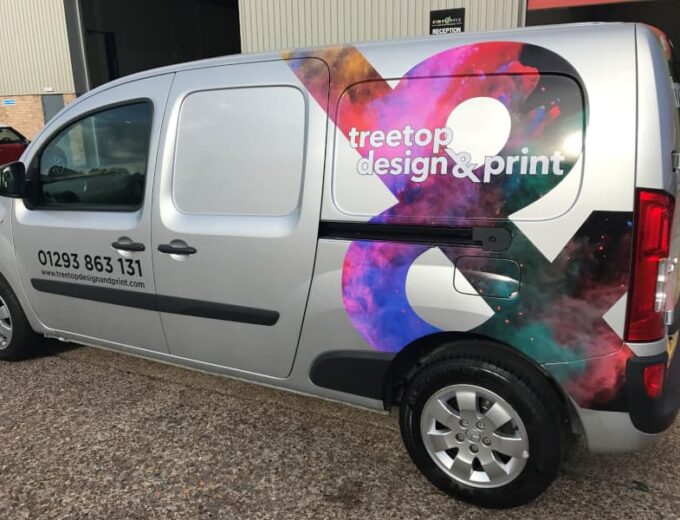 Treetop Design & Print Van