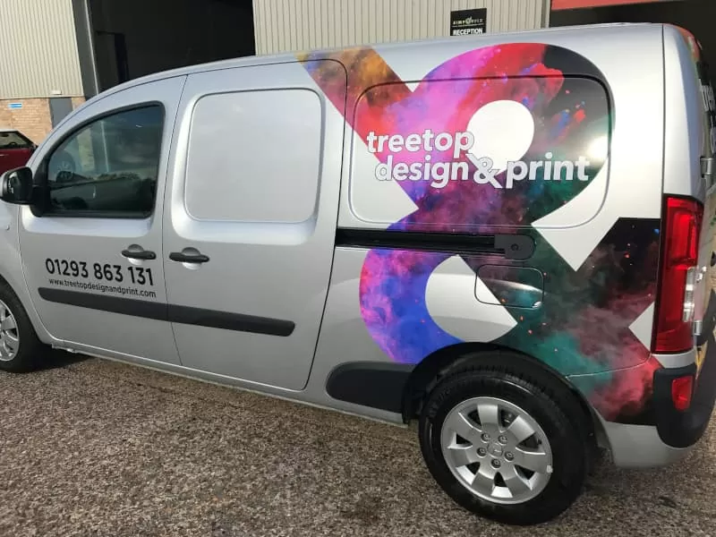 Treetop Design & Print Van